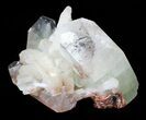 Zoned Apophyllite Crystals With Stilbite - India #62989-1